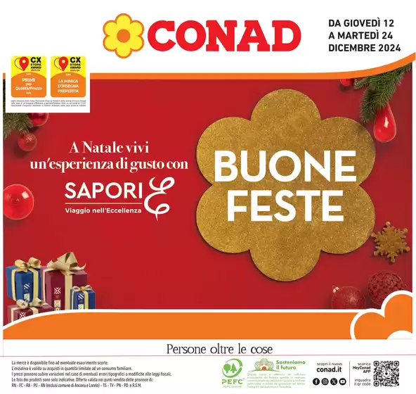 Volantino Conad a San Vito al Tagliamento | Buone Feste | 12/12/2024 - 24/12/2024