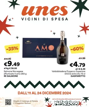 Offerte di Iper e super a Lecco | Vicini di spesa in Unes | 11/12/2024 - 26/12/2024