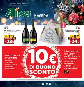 Volantino Alì e Alìper a Monselice | Fai entrare il Natale a casa | 12/12/2024 - 27/12/2024