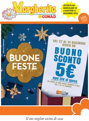 Offerte di Iper e super a Lecco | Buone feste in Margherita Conad | 18/12/2024 - 31/12/2024