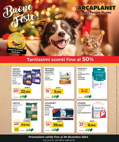 Offerte di Animali a Spoltore | Buone Feste in Arcaplanet | 16/12/2024 - 29/12/2024