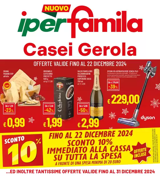 Volantino Iperfamila a Casei Gerola | Nuova apertura | 14/12/2024 - 22/12/2024