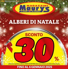 Offerte di Cura casa e corpo a Capodrise | Alberi di Natale in Maury's | 16/12/2024 - 6/1/2025