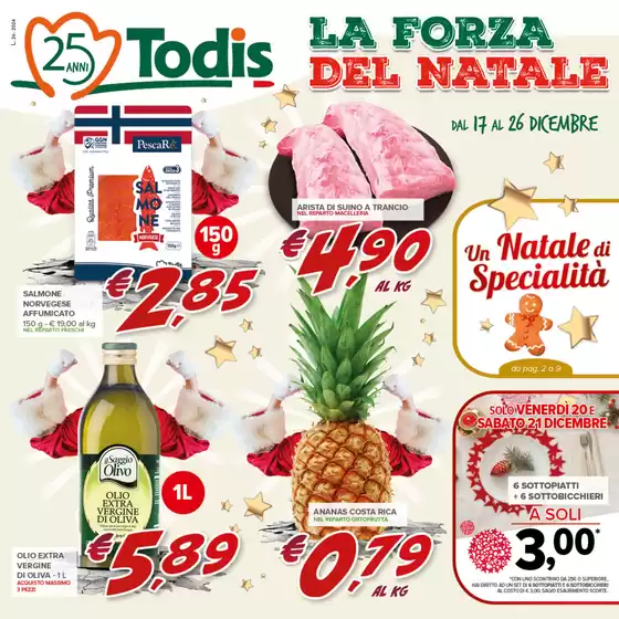 Volantino Todis a Roma | La forza del natale | 17/12/2024 - 26/12/2024