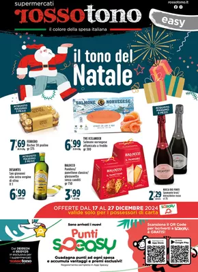 Offerte di Iper e super a Montalbano Jonico | Il tono del Natale in Supermercati Rossotono Easy | 17/12/2024 - 27/12/2024