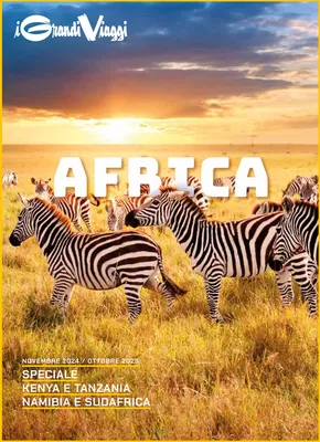 Volantino I Grandi Viaggi a Fano | Africa 2025 | 17/12/2024 - 31/12/2025