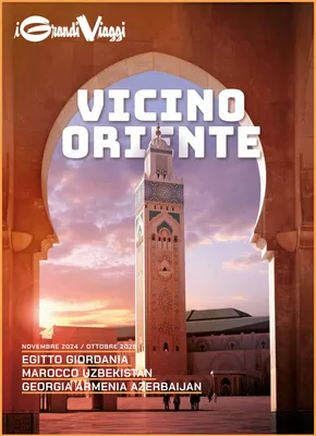 Volantino I Grandi Viaggi a Fano | Vicino Oriente 2025 | 17/12/2024 - 31/12/2025