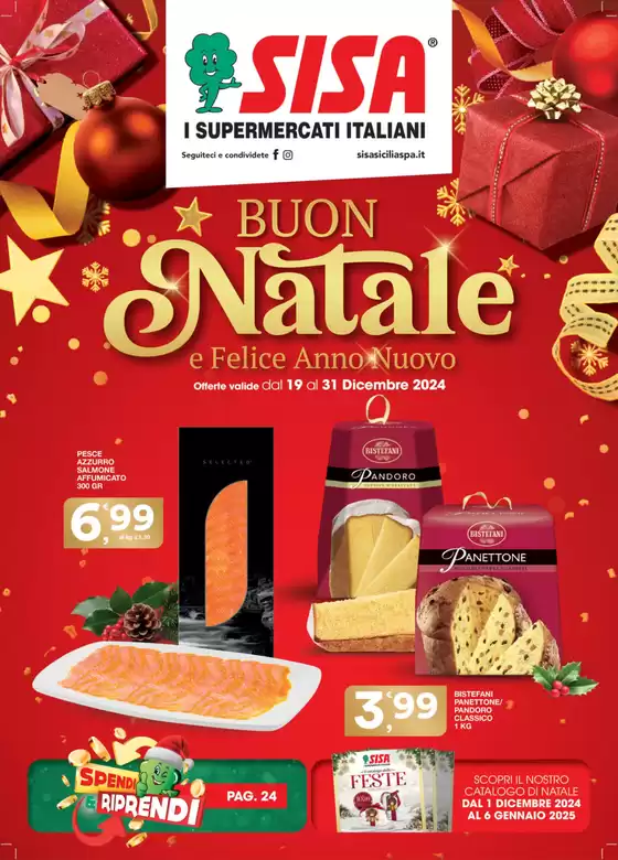 Volantino Sisa a Ficarazzi | Buon Natale | 19/12/2024 - 31/12/2024