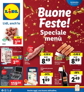 Volantino Lidl a Calosso | Buone feste Speciale menù | 22/12/2024 - 29/12/2024