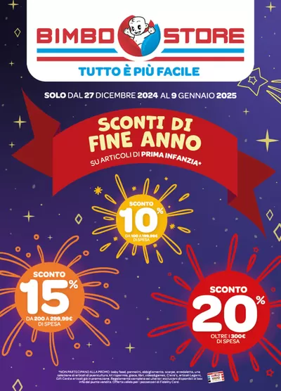 Volantino Bimbo Store a Castel Romano | Sconti di fine anno | 27/12/2024 - 9/1/2025