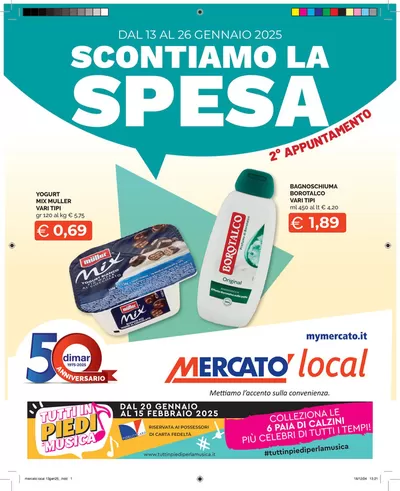 Volantino Mercatò Local a Mondovì | Scontiamo la spesa | 13/1/2025 - 26/1/2025