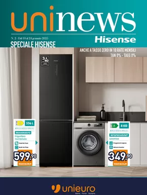 Volantino Unieuro a Albignasego | Speciale HISENSE da Unieuro! | 10/1/2025 - 24/1/2025