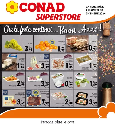 Offerte di Iper e super a Volta Mantovana | Buon Anno in Conad Superstore | 27/12/2024 - 31/12/2024