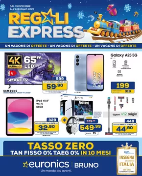 Volantino Euronics a Caronno Pertusella | Regali Express! | 19/12/2024 - 1/1/2025