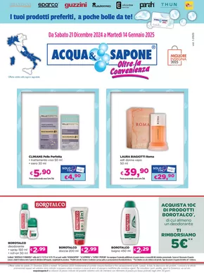 Offerte di Cura casa e corpo a Margherita di Savoia | I tuoi prodotti preferiti, a poche bolle da te! in Acqua & Sapone | 23/12/2024 - 14/1/2025