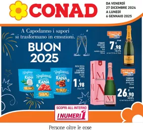 Offerte di Iper e super a Castelnuovo Magra | Buon 2025 in Conad | 27/12/2024 - 6/1/2025