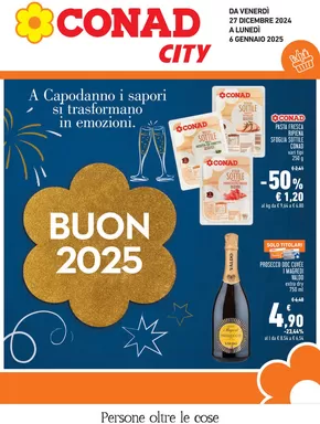 Offerte di Iper e super a Castelnuovo Magra | Buon 2025 in Conad City | 27/12/2024 - 6/1/2025