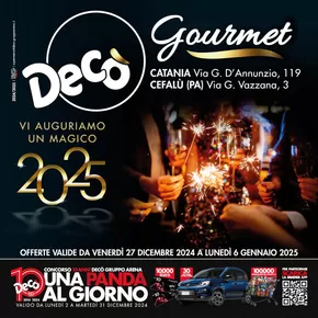 Volantino Decò a Sant'Agata li Battiati | Vi auguriamo un magico 2025 | 27/12/2024 - 6/1/2025