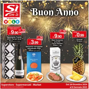 Volantino Si con te supermercati a Civitanova Marche | Buon Anno | 28/12/2024 - 8/1/2025