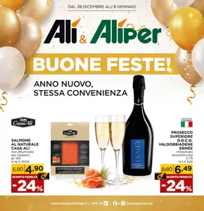 Volantino Alì e Alìper a Vigonza | Buone Feste | 28/12/2024 - 6/1/2025