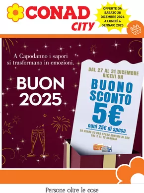 Volantino Conad City a Asola | Buon 2025 | 28/12/2024 - 6/1/2025