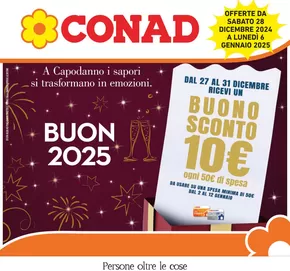 Volantino Conad a Asola | Buon 2025 | 28/12/2024 - 6/1/2025