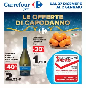 Offerte di Iper e super a Barlassina | Le offerte di capodanno in Carrefour Ipermercati | 27/12/2024 - 2/1/2025