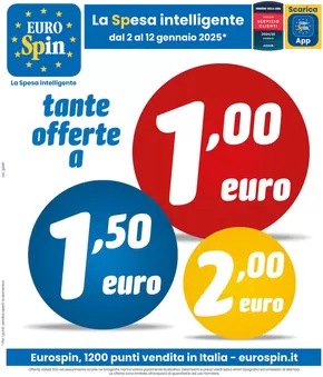 Volantino Eurospin a Marano di Napoli | TANTE OFFERTE A 1 - 1,5 - 2 EURO | 2/1/2025 - 12/1/2025