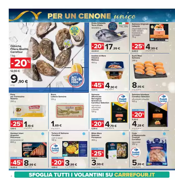 Volantino Carrefour Ipermercati | Le offerte di capodanno | 27/12/2024 - 2/1/2025