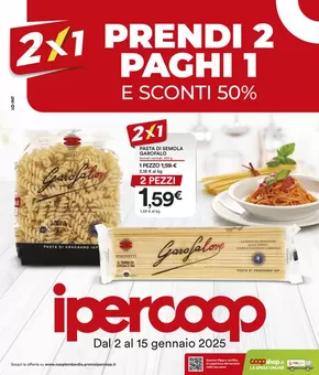 Volantino Ipercoop a Milano | 2x1 Prendi 2 paghi 1 | 2/1/2025 - 15/1/2025