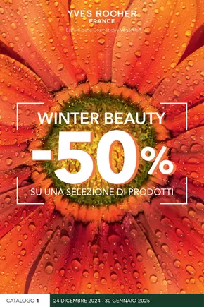 Offerte di Salute e Benessere a Marcianise | Winter beauty -50% in Yves Rocher | 31/12/2024 - 31/1/2025