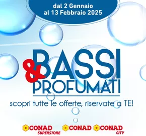 Volantino Conad a Sulmona | BASSI&PROFUMATI | 2/1/2025 - 13/2/2025