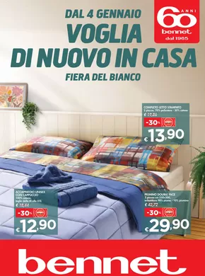 Volantino Bennet a Acqui Terme | Fiera Del Bianco + Intimo | 4/1/2025 - 29/1/2025