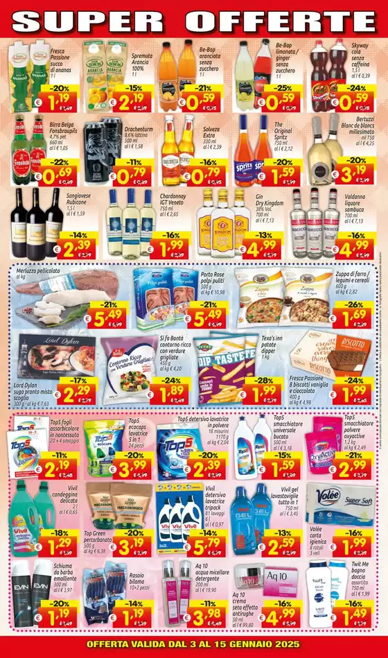 Volantino Centro Commerciale Discount | Pazze offerte | 3/1/2025 - 15/1/2025