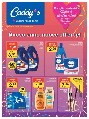 Offerte di Cura casa e corpo a Roma | Nuovo anno,nuove offerte in Caddy's | 3/1/2025 - 31/1/2025