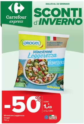 Volantino Carrefour Express a Ribera | Sconti d'inverno | 8/1/2025 - 22/1/2025