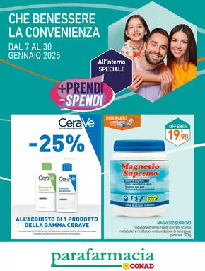 Volantino Parafarmacia Conad a Marcon | Che benessere la convenienza  | 7/1/2025 - 30/1/2025