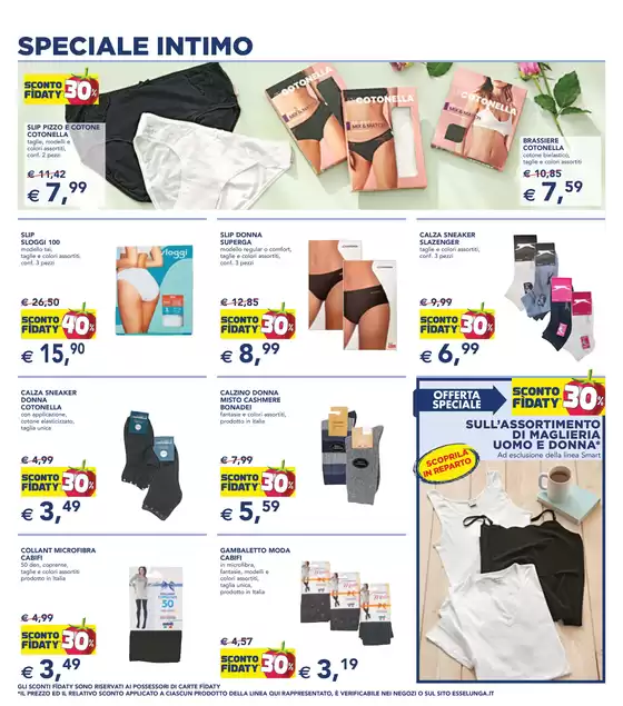 Volantino Esselunga | Speciale Intimo e Calze | 7/1/2025 - 15/1/2025