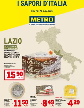 Volantino Metro a Roma | I sapori d'Italia  | 7/1/2025 - 5/2/2025