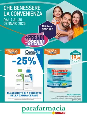 Volantino Parafarmacia Conad a Maglie | Che benessere la convenienza! | 7/1/2025 - 30/1/2025