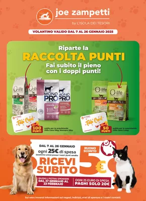 Offerte di Animali a Triggiano | Raccolta punti in Joe Zampetti | 7/1/2025 - 26/1/2025