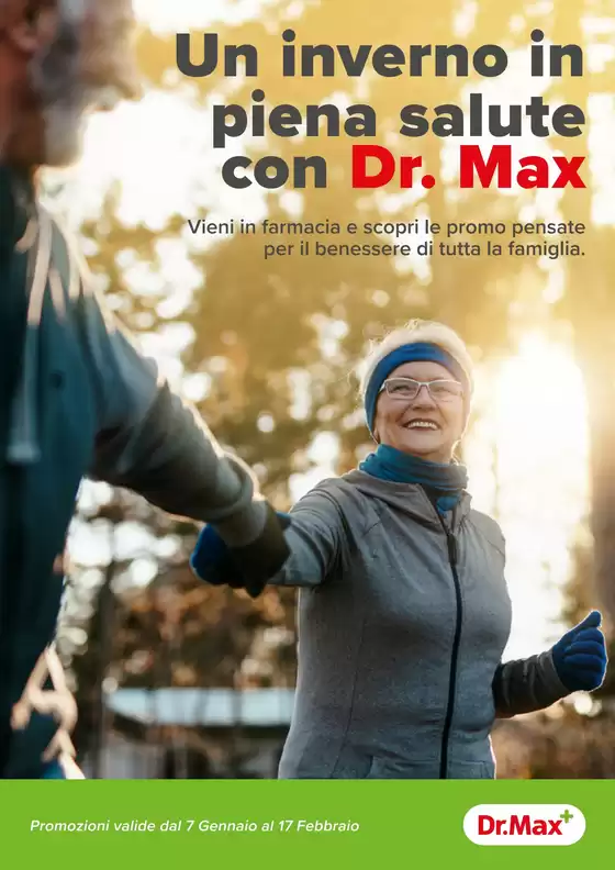 Volantino Dr.Max a Follonica | Un inverno in piena salute con Dr.Max | 8/1/2025 - 17/2/2025