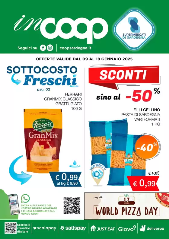 Volantino Coop a Palmas Arborea | Sottocosto Freschi | 8/1/2025 - 18/1/2025