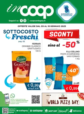 Volantino Coop a Oristano | Sottocosto Freschi | 8/1/2025 - 18/1/2025