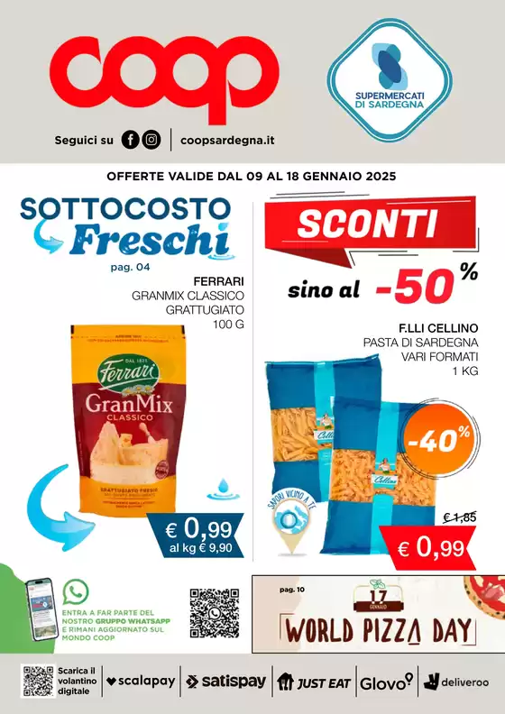 Volantino Coop a Oristano | Sottocosto Freschi  | 9/1/2025 - 18/1/2025