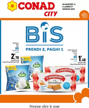 Volantino Conad City | Prendi 2 paghi 1 | 14/1/2025 - 27/1/2025