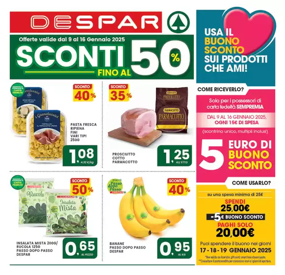Volantino Despar a Andria | Sconti fino al 50% | 9/1/2025 - 16/12/2025
