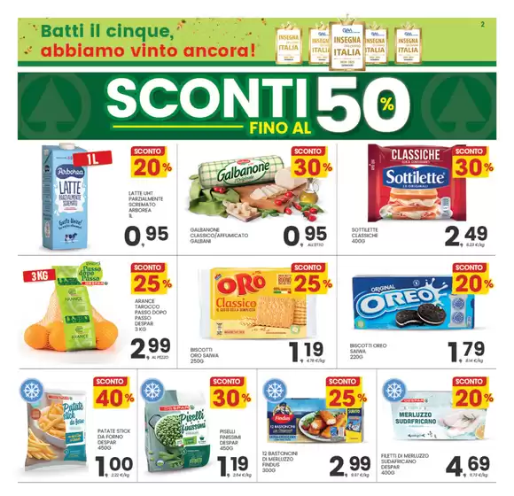 Volantino Despar a Andria | Sconti fino al 50% | 9/1/2025 - 16/12/2025