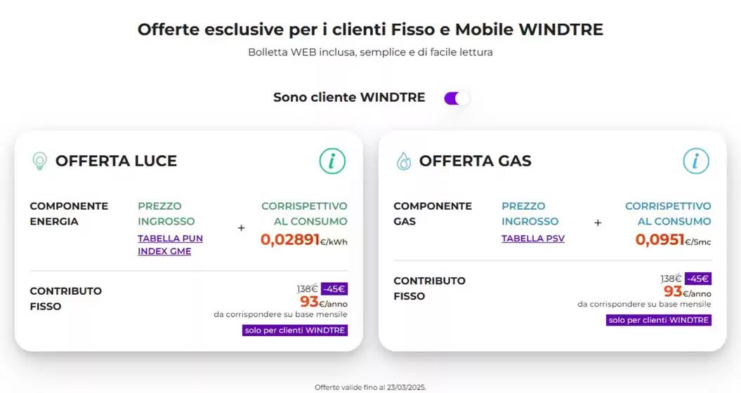 Volantino WindTre a Torre del Greco | Offerte esclusive | 10/1/2025 - 23/3/2025