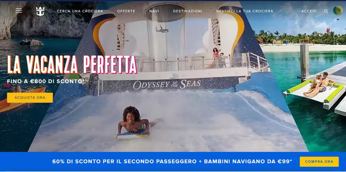 Volantino Royal Caribbean a San Lazzaro di Savena | La vacanza perfetta | 10/1/2025 - 31/3/2025